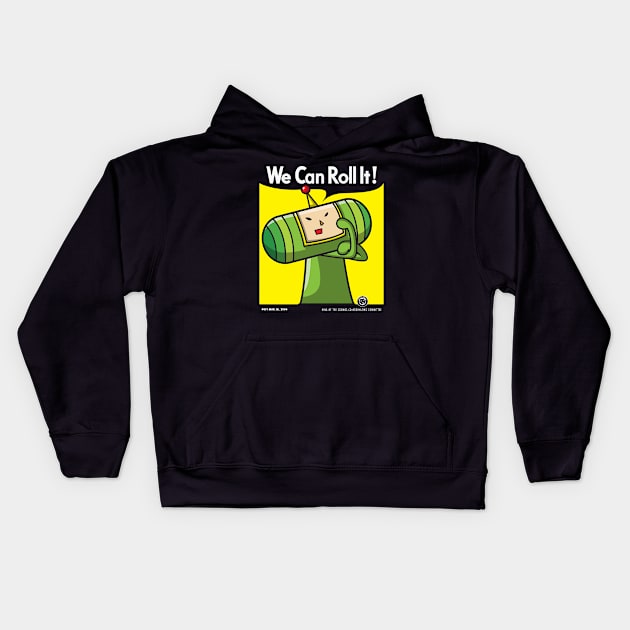 We Can Roll It! Kids Hoodie by Moysche